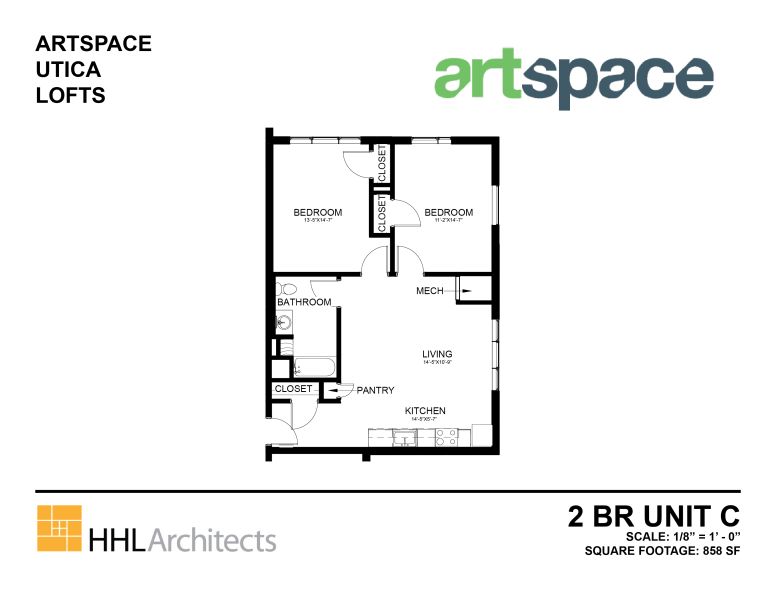 2-bedroom Unit C